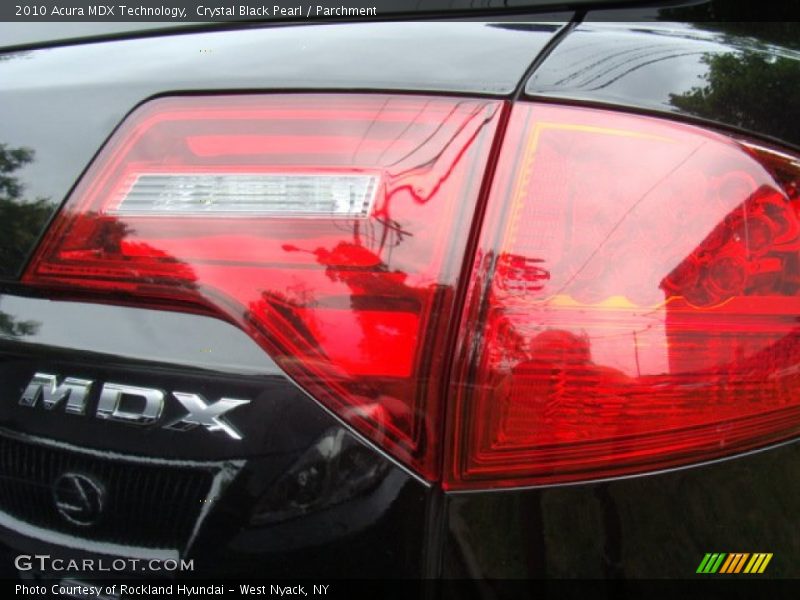 Crystal Black Pearl / Parchment 2010 Acura MDX Technology