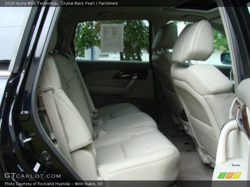 Crystal Black Pearl / Parchment 2010 Acura MDX Technology