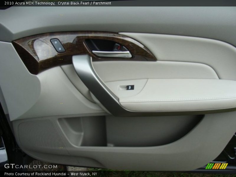 Crystal Black Pearl / Parchment 2010 Acura MDX Technology