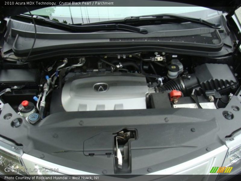 Crystal Black Pearl / Parchment 2010 Acura MDX Technology