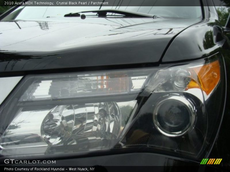 Crystal Black Pearl / Parchment 2010 Acura MDX Technology