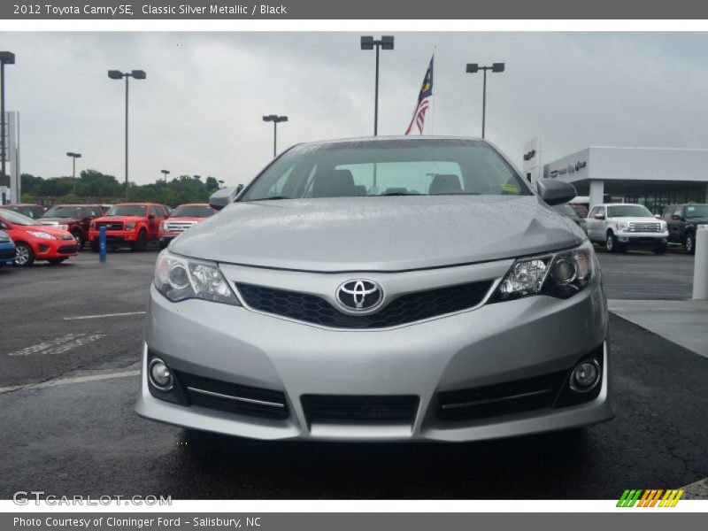 Classic Silver Metallic / Black 2012 Toyota Camry SE