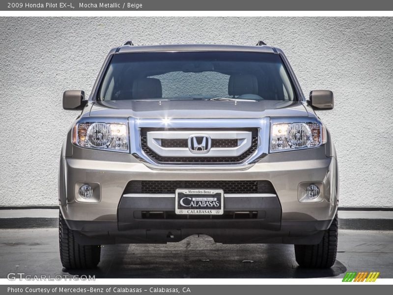 Mocha Metallic / Beige 2009 Honda Pilot EX-L