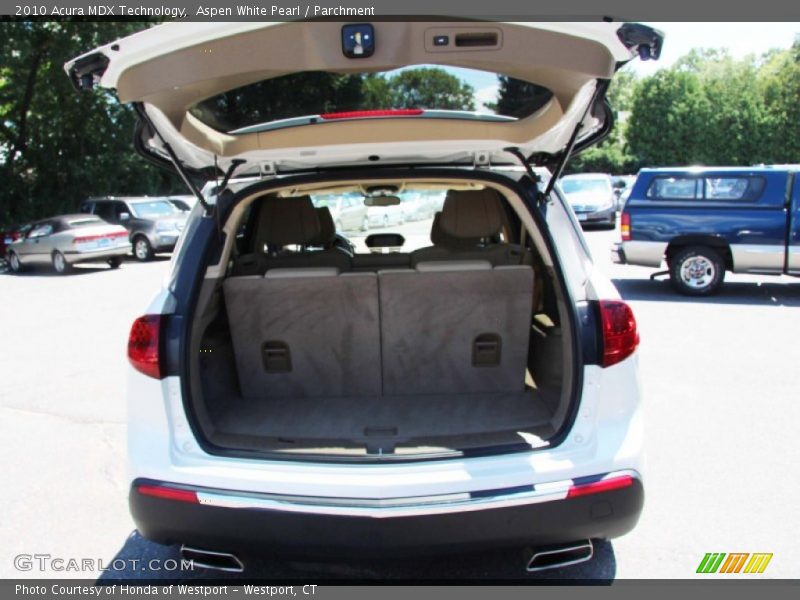 Aspen White Pearl / Parchment 2010 Acura MDX Technology