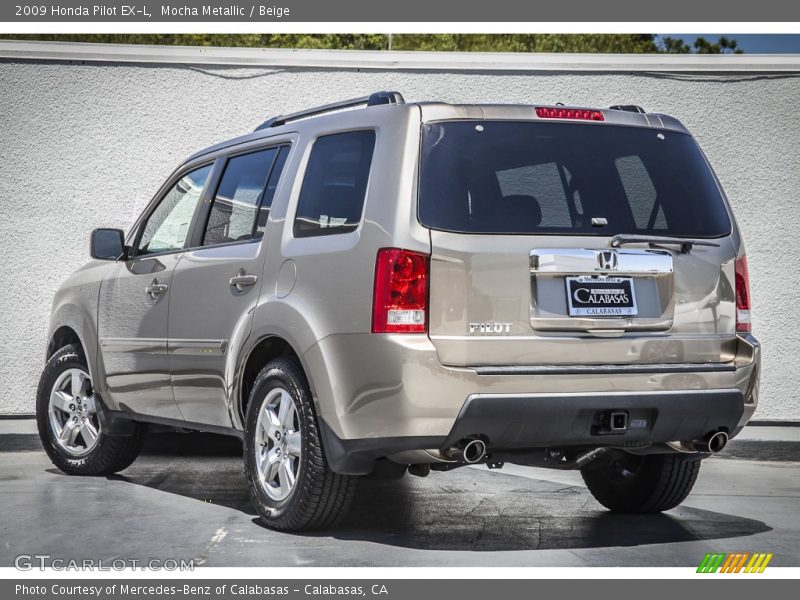 Mocha Metallic / Beige 2009 Honda Pilot EX-L
