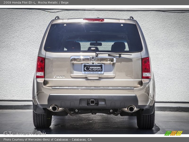 Mocha Metallic / Beige 2009 Honda Pilot EX-L