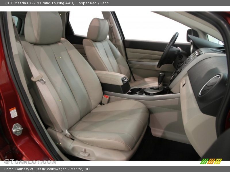 Front Seat of 2010 CX-7 s Grand Touring AWD