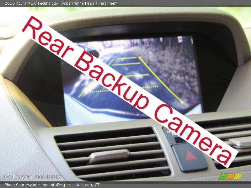 Aspen White Pearl / Parchment 2010 Acura MDX Technology