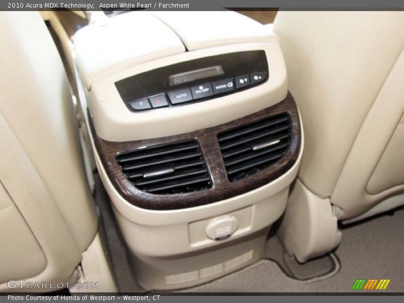Aspen White Pearl / Parchment 2010 Acura MDX Technology