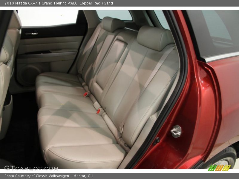 Rear Seat of 2010 CX-7 s Grand Touring AWD