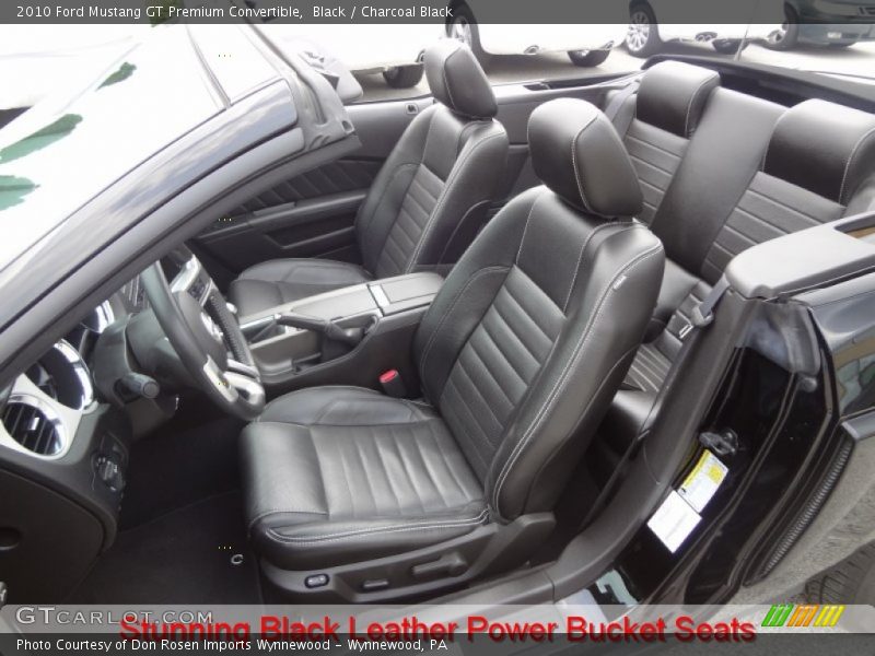 Black / Charcoal Black 2010 Ford Mustang GT Premium Convertible