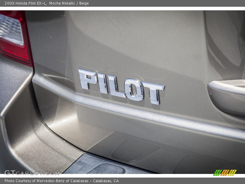 Mocha Metallic / Beige 2009 Honda Pilot EX-L