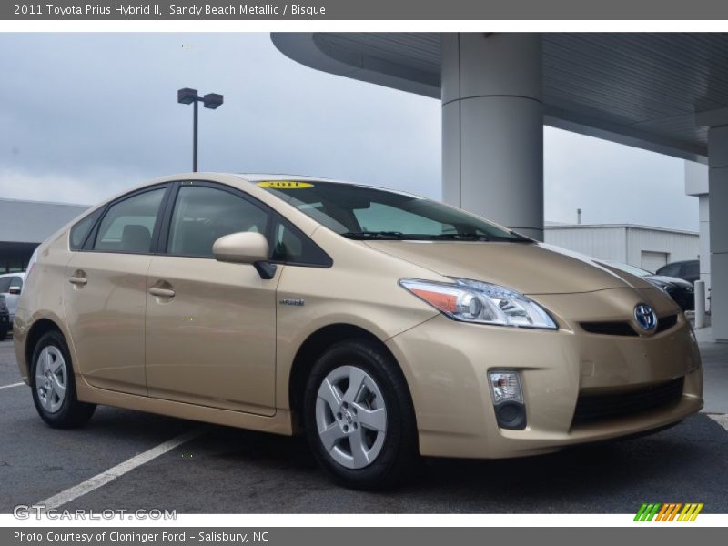 Sandy Beach Metallic / Bisque 2011 Toyota Prius Hybrid II