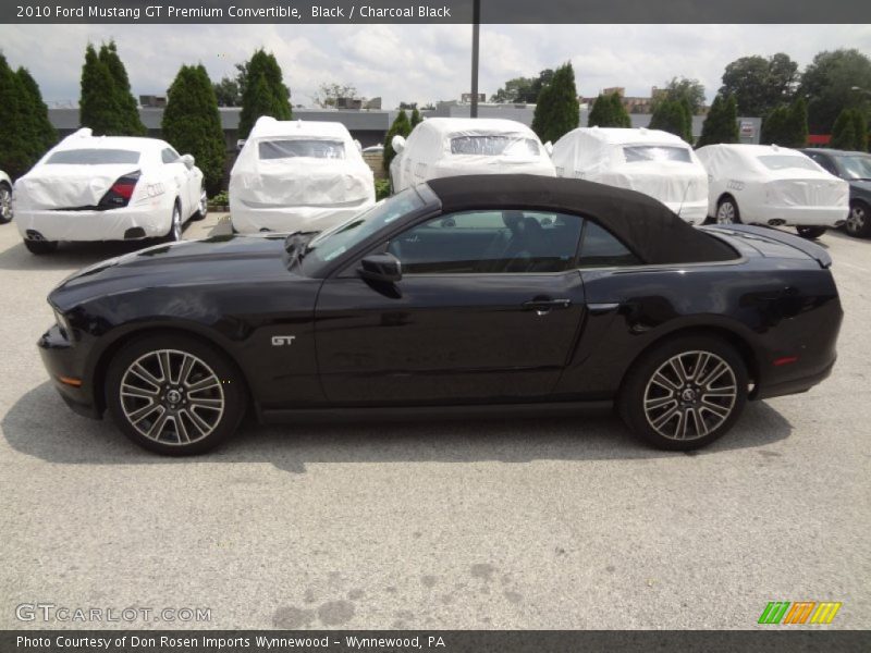 Black / Charcoal Black 2010 Ford Mustang GT Premium Convertible