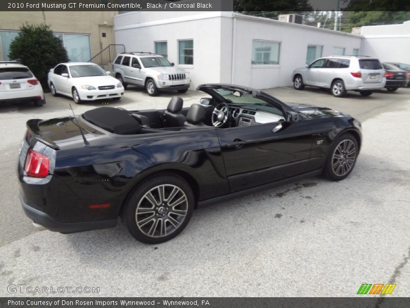 Black / Charcoal Black 2010 Ford Mustang GT Premium Convertible