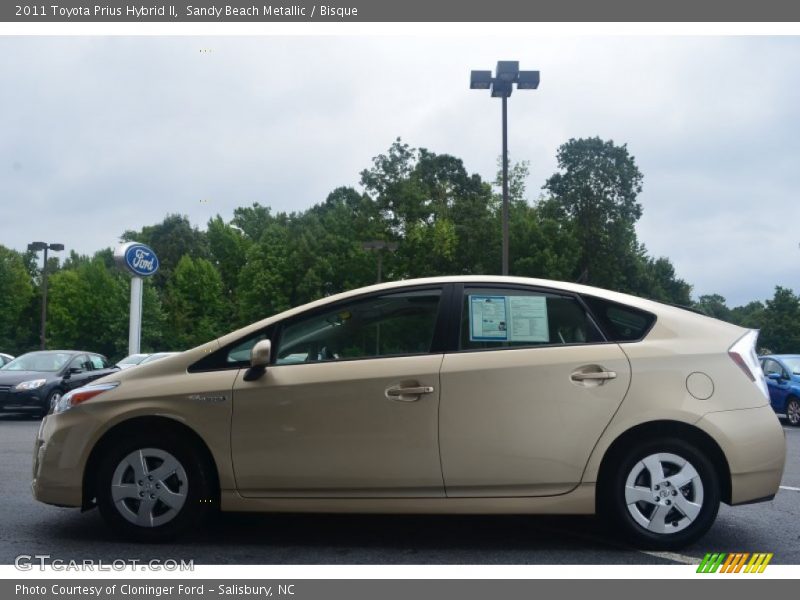 Sandy Beach Metallic / Bisque 2011 Toyota Prius Hybrid II