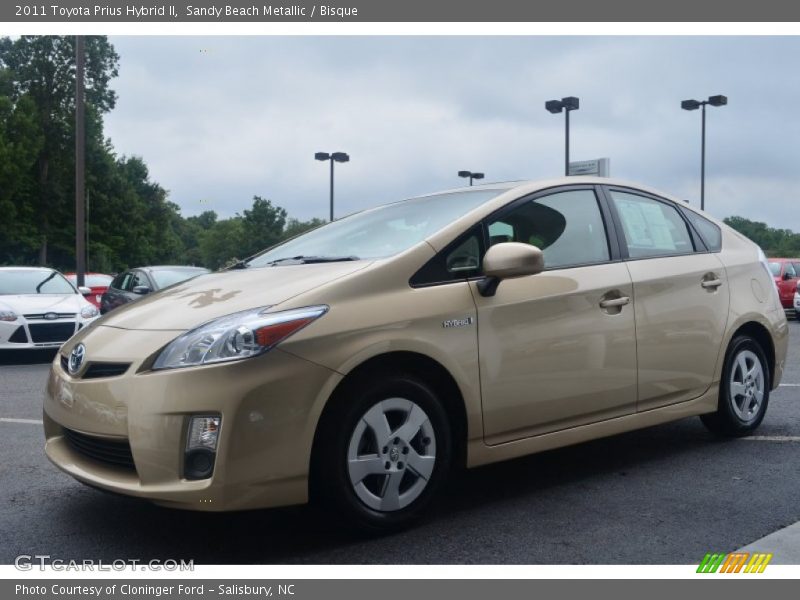 Sandy Beach Metallic / Bisque 2011 Toyota Prius Hybrid II