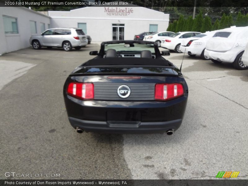 Black / Charcoal Black 2010 Ford Mustang GT Premium Convertible