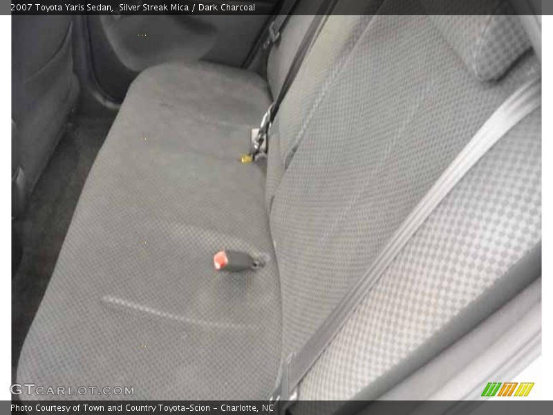 Silver Streak Mica / Dark Charcoal 2007 Toyota Yaris Sedan