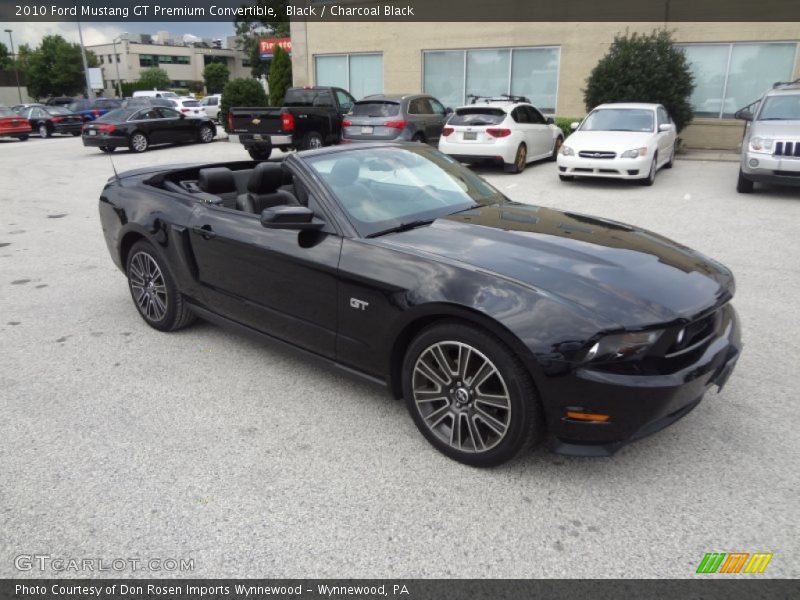 Black / Charcoal Black 2010 Ford Mustang GT Premium Convertible