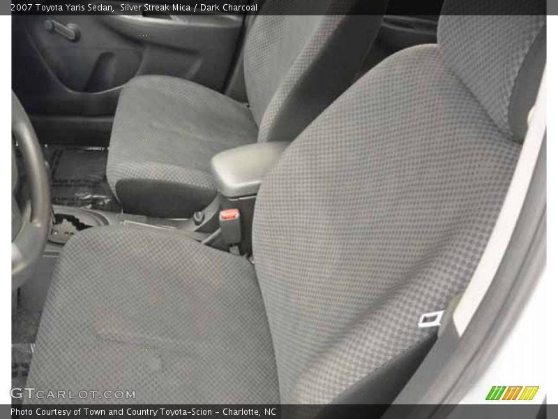 Silver Streak Mica / Dark Charcoal 2007 Toyota Yaris Sedan