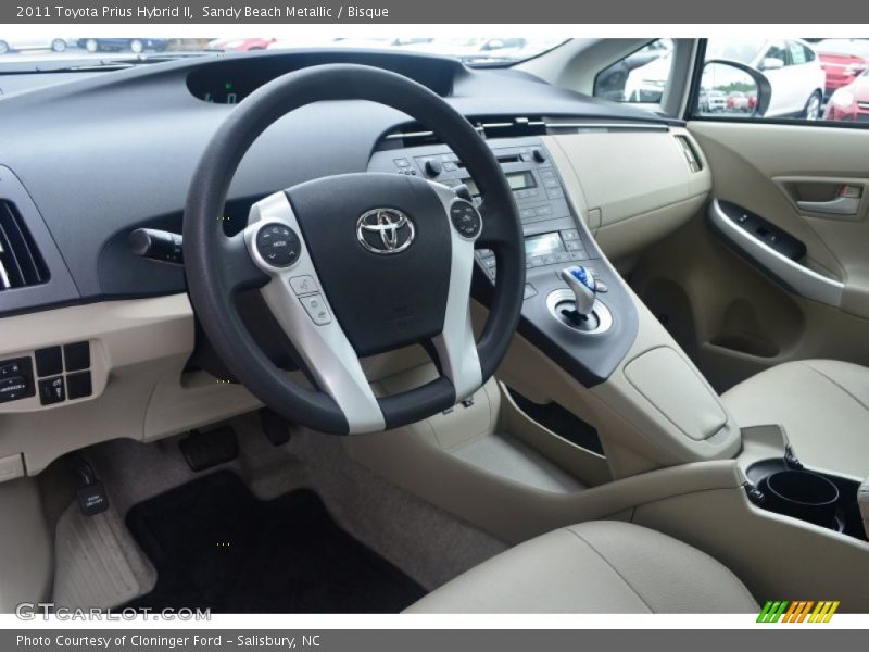 Sandy Beach Metallic / Bisque 2011 Toyota Prius Hybrid II
