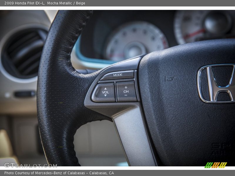 Mocha Metallic / Beige 2009 Honda Pilot EX-L
