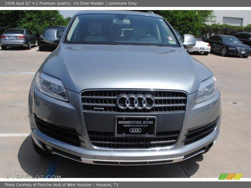Ice Silver Metallic / Limestone Grey 2008 Audi Q7 4.2 Premium quattro