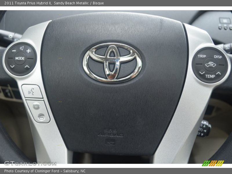 Sandy Beach Metallic / Bisque 2011 Toyota Prius Hybrid II