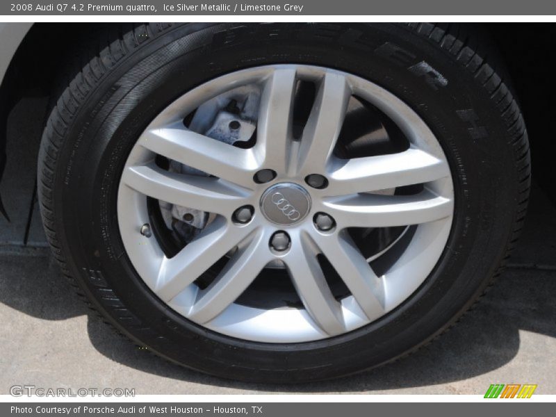 Ice Silver Metallic / Limestone Grey 2008 Audi Q7 4.2 Premium quattro