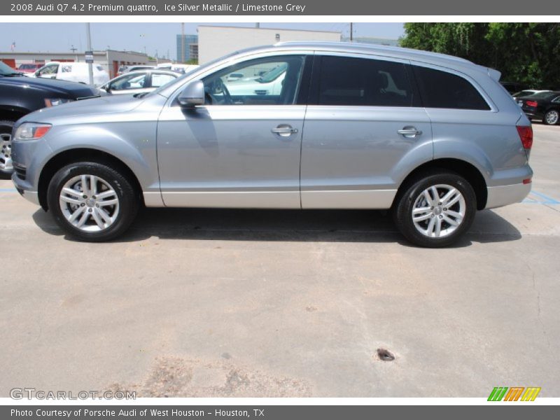 Ice Silver Metallic / Limestone Grey 2008 Audi Q7 4.2 Premium quattro