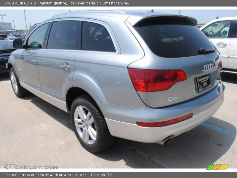 Ice Silver Metallic / Limestone Grey 2008 Audi Q7 4.2 Premium quattro