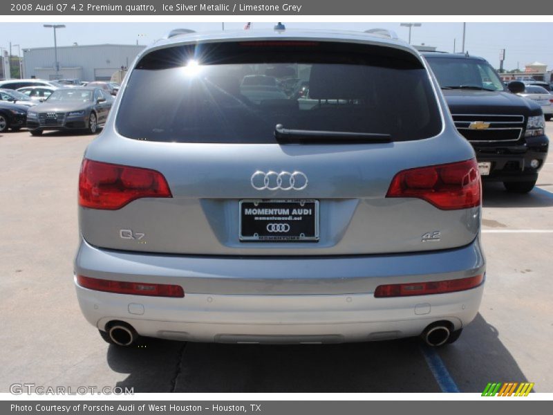 Ice Silver Metallic / Limestone Grey 2008 Audi Q7 4.2 Premium quattro