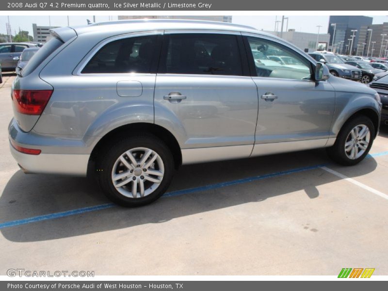 Ice Silver Metallic / Limestone Grey 2008 Audi Q7 4.2 Premium quattro