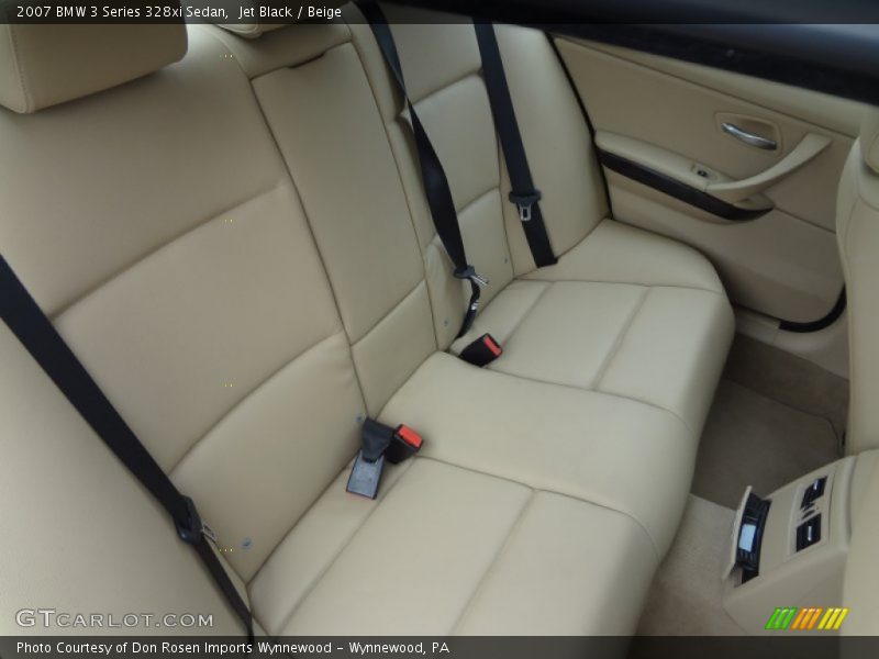 Jet Black / Beige 2007 BMW 3 Series 328xi Sedan