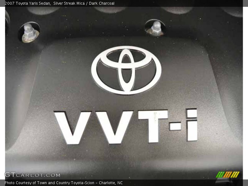 Silver Streak Mica / Dark Charcoal 2007 Toyota Yaris Sedan