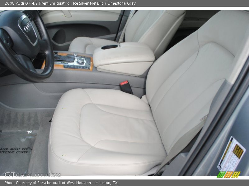 Ice Silver Metallic / Limestone Grey 2008 Audi Q7 4.2 Premium quattro