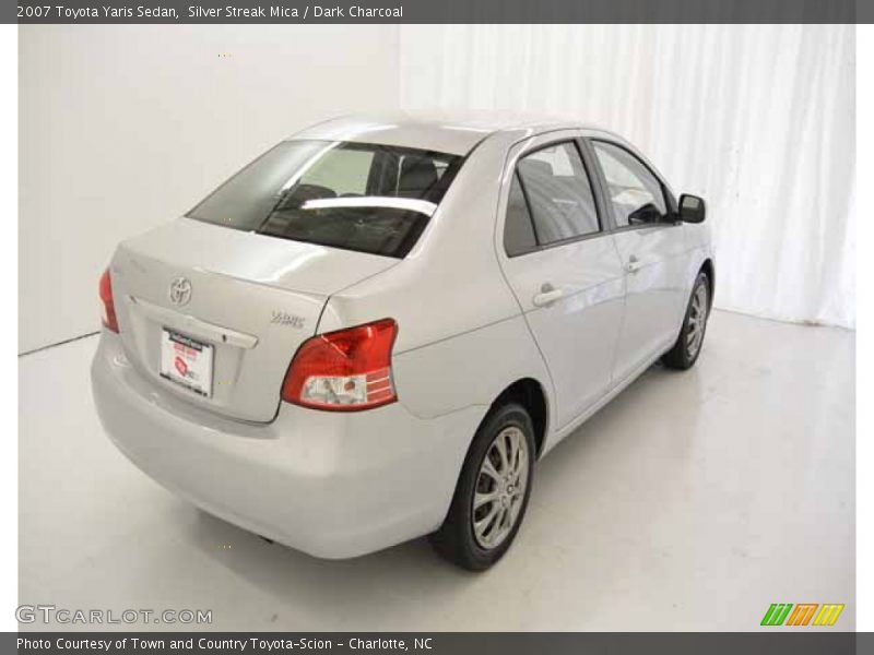 Silver Streak Mica / Dark Charcoal 2007 Toyota Yaris Sedan
