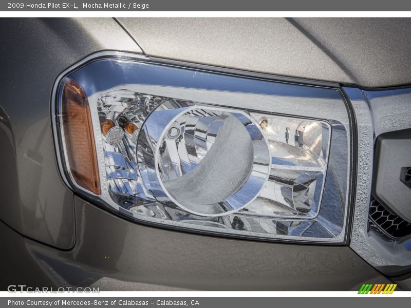 Mocha Metallic / Beige 2009 Honda Pilot EX-L