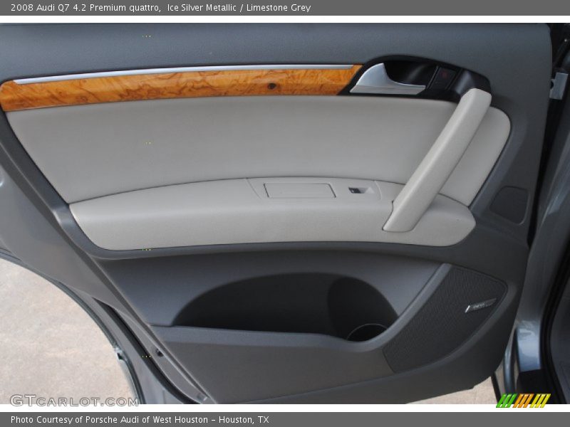 Ice Silver Metallic / Limestone Grey 2008 Audi Q7 4.2 Premium quattro