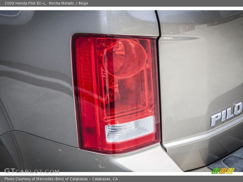 Mocha Metallic / Beige 2009 Honda Pilot EX-L