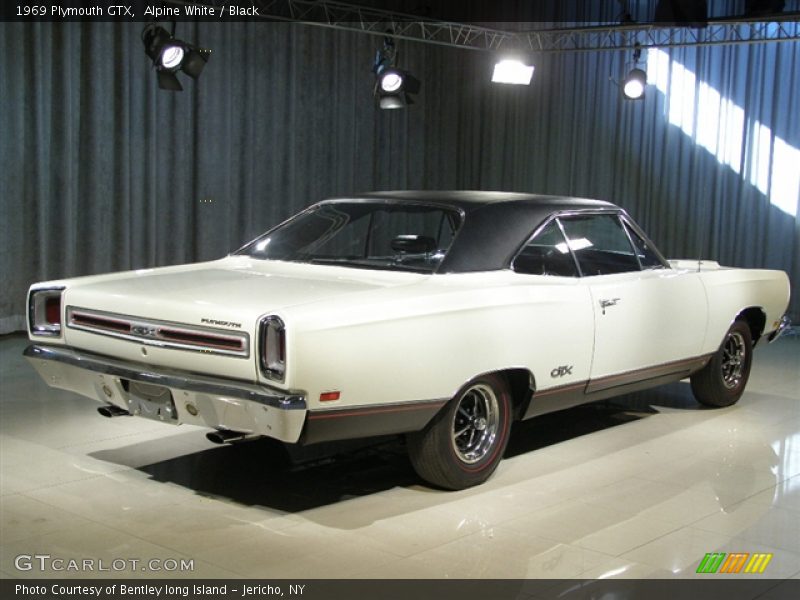 Alpine White / Black 1969 Plymouth GTX