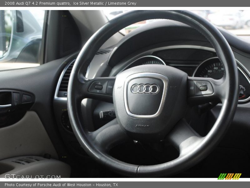 Ice Silver Metallic / Limestone Grey 2008 Audi Q7 4.2 Premium quattro