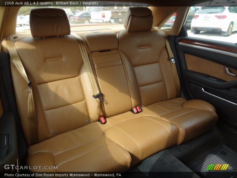Brilliant Black / Amaretto 2008 Audi A8 L 4.2 quattro