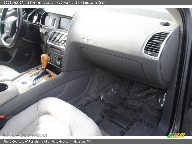 Ice Silver Metallic / Limestone Grey 2008 Audi Q7 4.2 Premium quattro