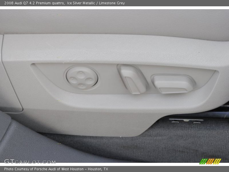 Ice Silver Metallic / Limestone Grey 2008 Audi Q7 4.2 Premium quattro