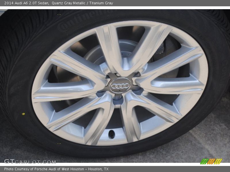 Quartz Gray Metallic / Titanium Gray 2014 Audi A6 2.0T Sedan