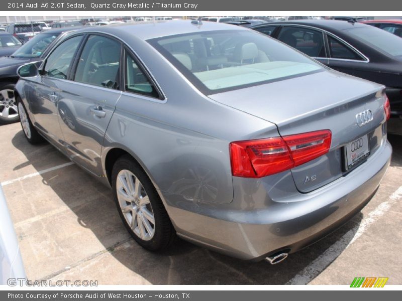 Quartz Gray Metallic / Titanium Gray 2014 Audi A6 2.0T Sedan