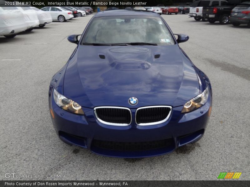 Interlagos Blue Metallic / Bamboo Beige Novillo Leather 2011 BMW M3 Coupe