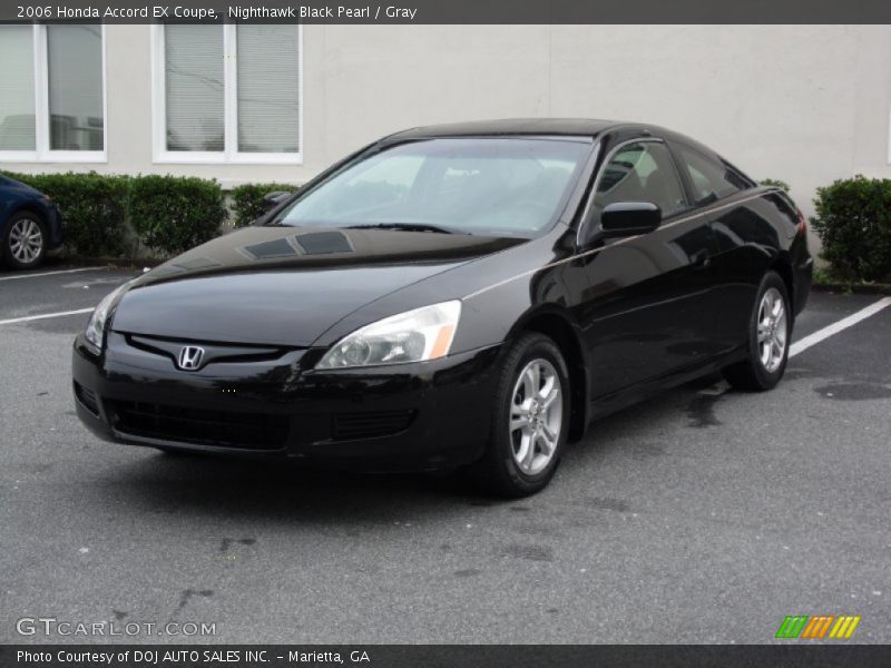 Nighthawk Black Pearl / Gray 2006 Honda Accord EX Coupe